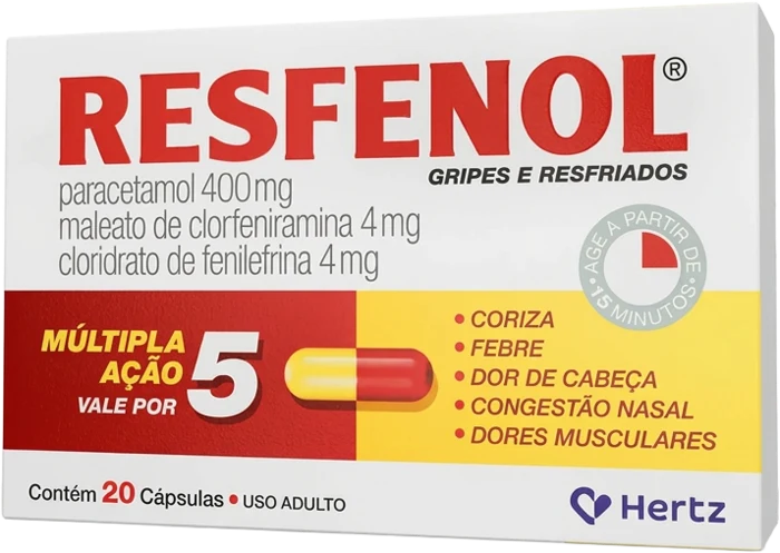 Resfenol 20 Cápsulas