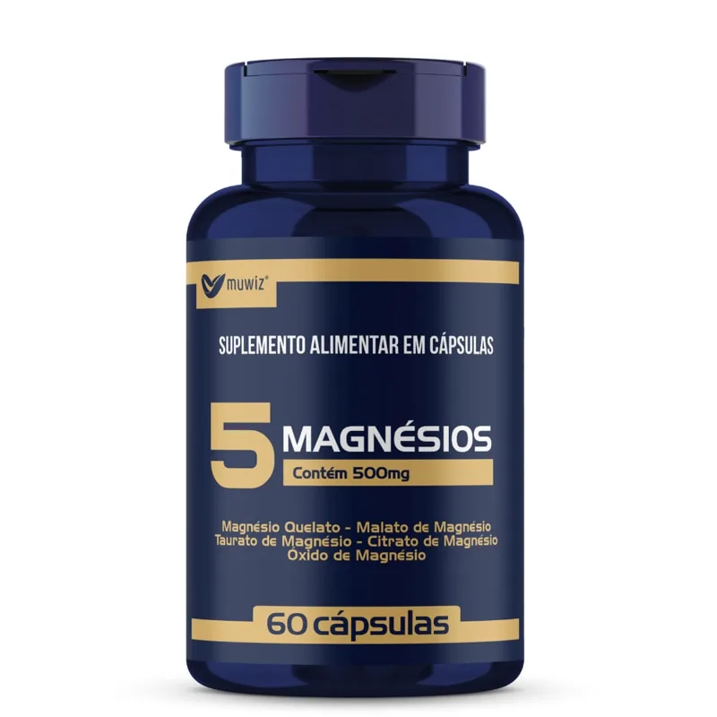 5 Magnésios 60 Cápsulas