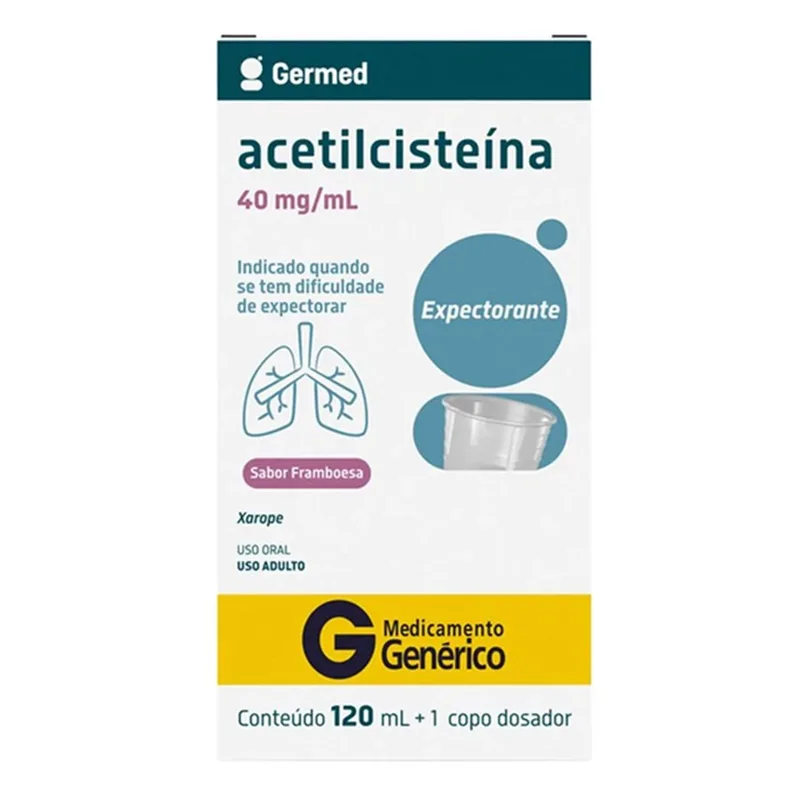 Acetilcisteina Xarope Adulto 120ml Germed