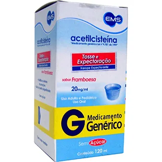 Acetilcisteina Xarope Infantil 120ml Ems