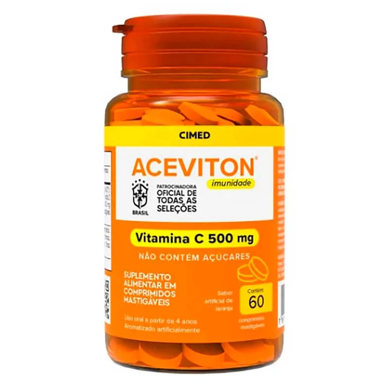 Aceviton Imunidade 60 Comprimidos Mastigaveis