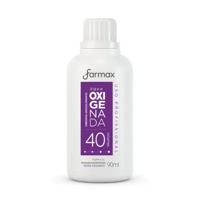 Água Oxigenada Cremosa Farmax 40 Volumes 90ml