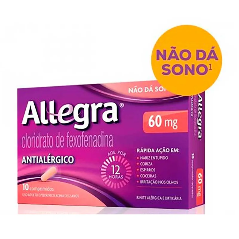 Allegra 60mg 10 Comprimidos