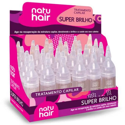 Ampola De Tratamento Capilar Natuhair Super Brilho 10ml