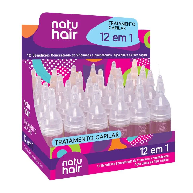 Ampola De Tratamento Capilarnatu Hair 12 Em1 10ml
