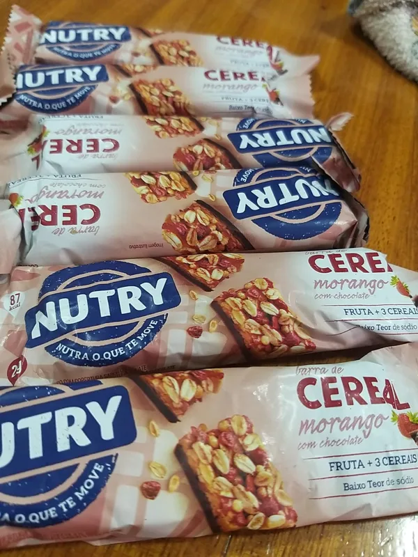 Barra De Cerais Nutry Morango 22g