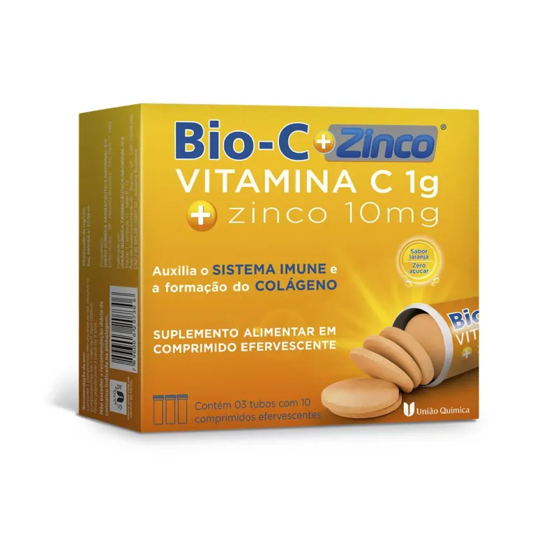 Bio C Zinco 30 Comprimidos Enfervescentes