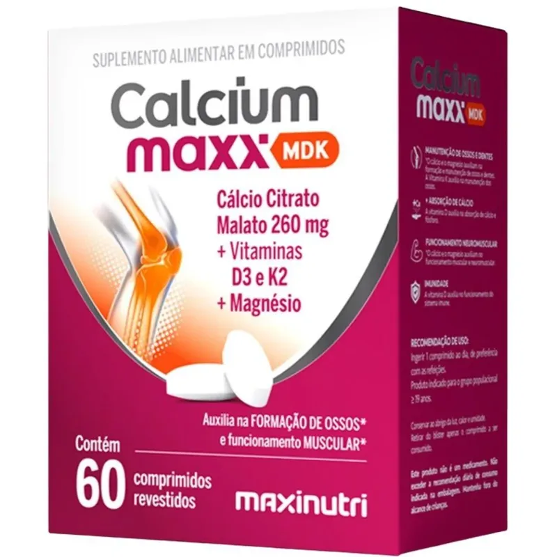 Calcium Maxx Mdk 260mg 60 Comprimidos