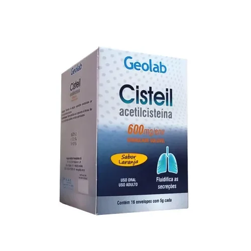 Cisteil 600mg 16 Sachês