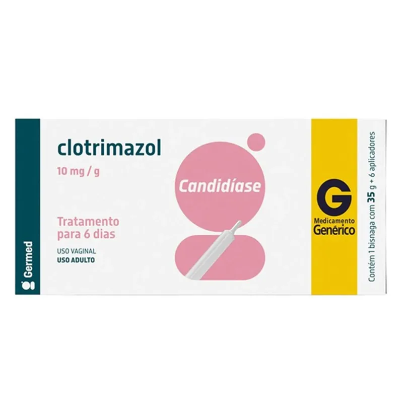 Clotrimazol 10mg 35g 6Aplic Germed