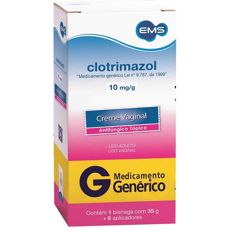 Clotrimazol Creme Vaginal 10mg/G 6 Aplicadores Ems