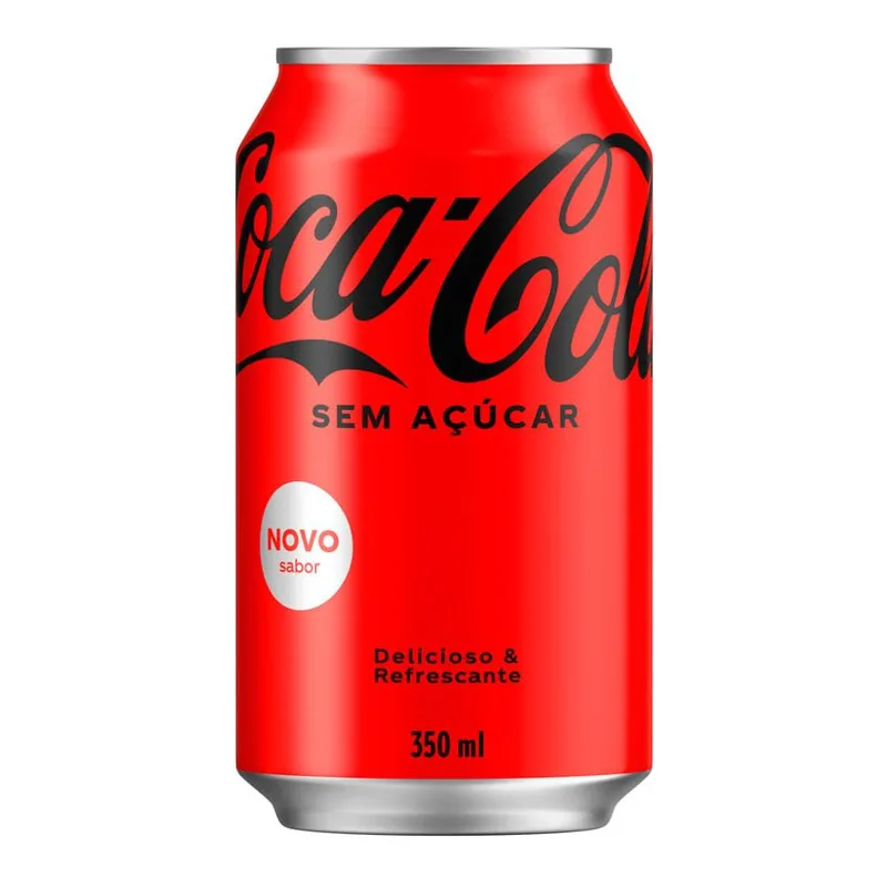 Coca-Cola Lata Sem Acucar 350ml