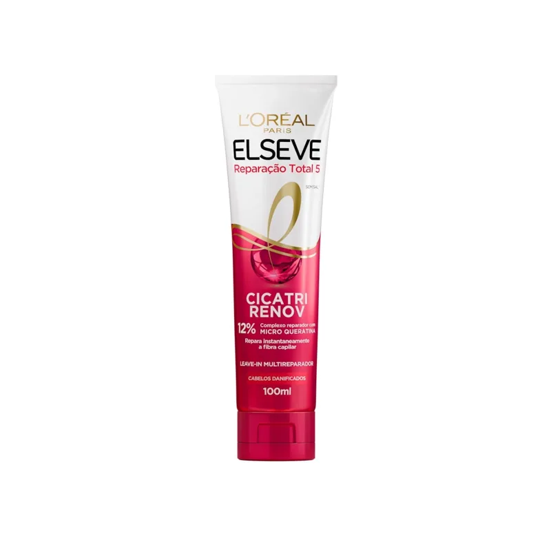 Creme Hidratante Elseve Leave-In Cicatri Renov Reparação Total 100ml