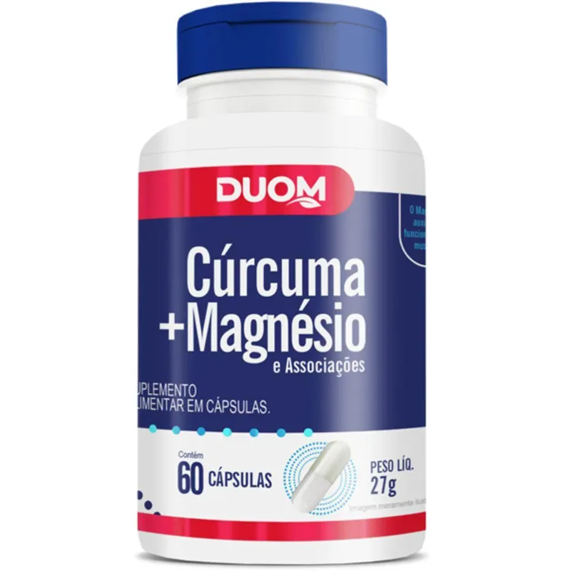 Curcuma + Magnesio 80mg 60 Caps