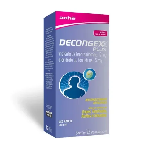 Decongex Plus 12 Comprimidos
