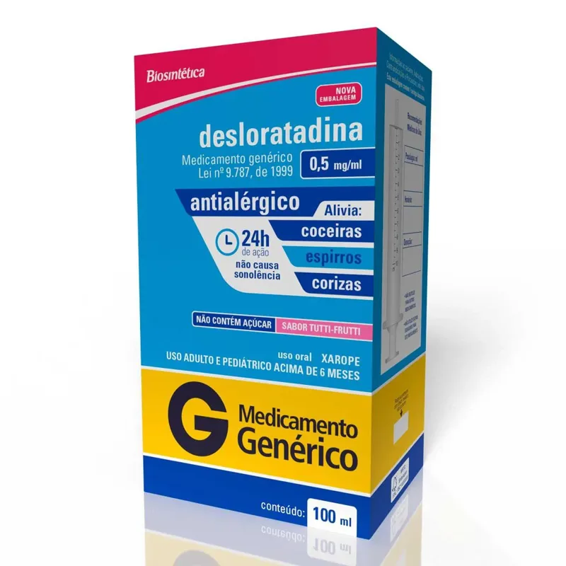 Desloratadina Xarope 100ml Ache