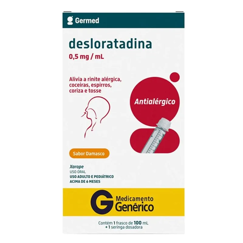 Desloratadina Xarope 100ml Germed