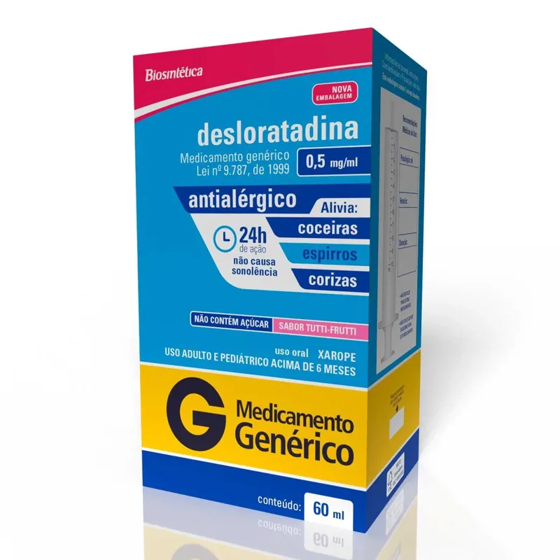 Desloratadina Xarope 60ml Ache