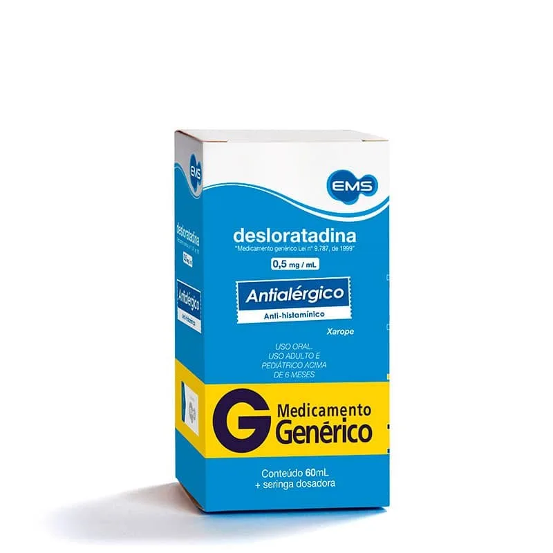 Desloratadina Xarope 60ml Ems