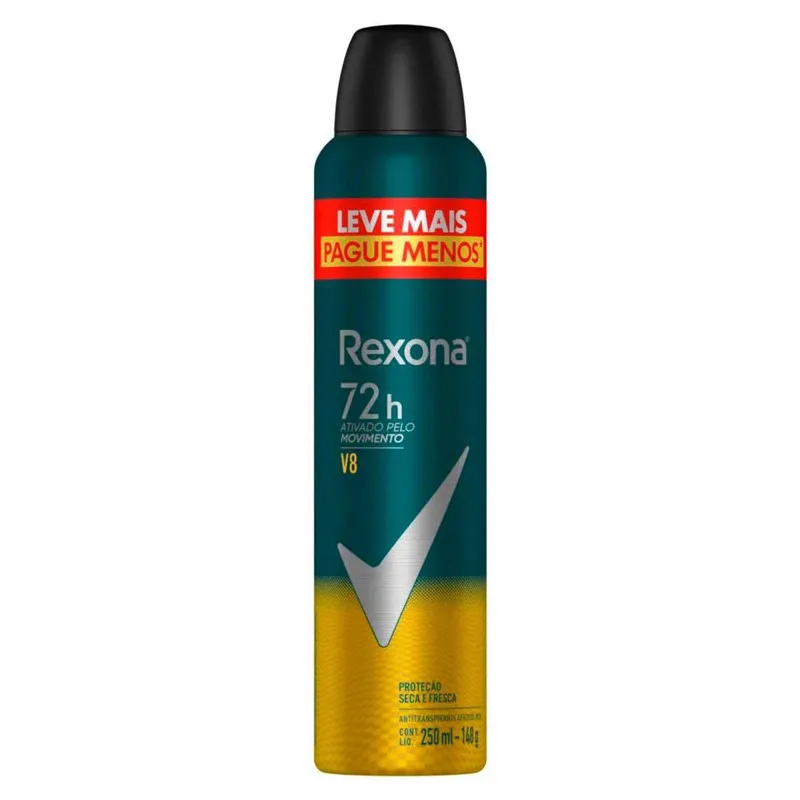 Desodorante Men Rexona Aerosol V8 250ml