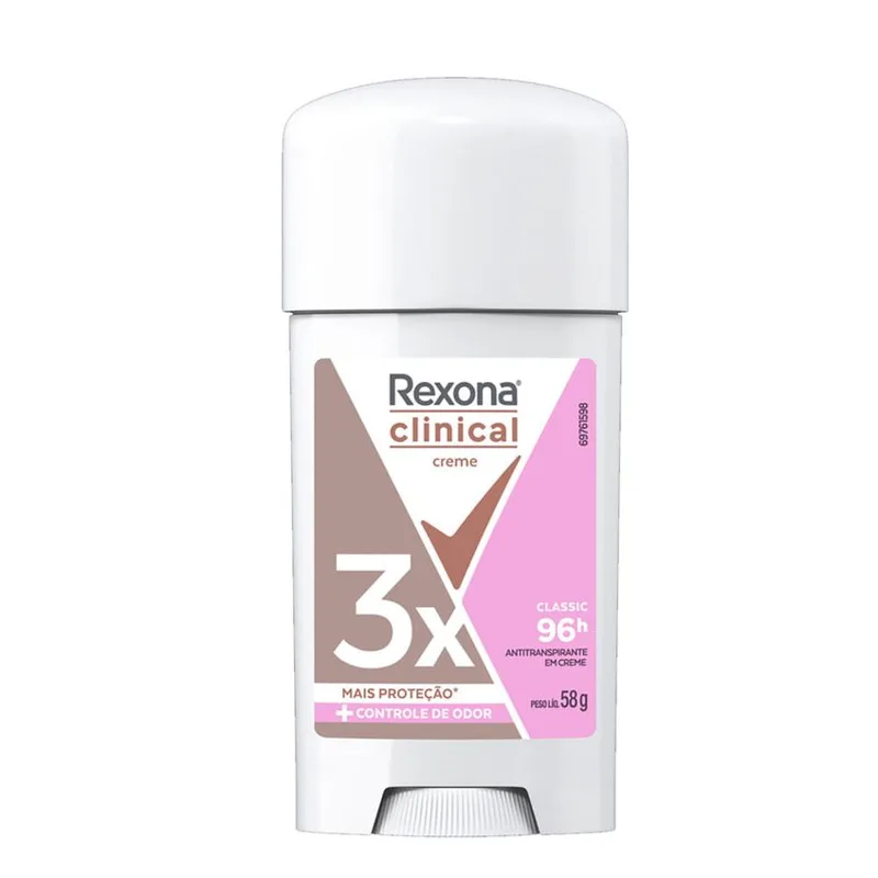 Desodorante Rexona Clinical Classic Creme 58g