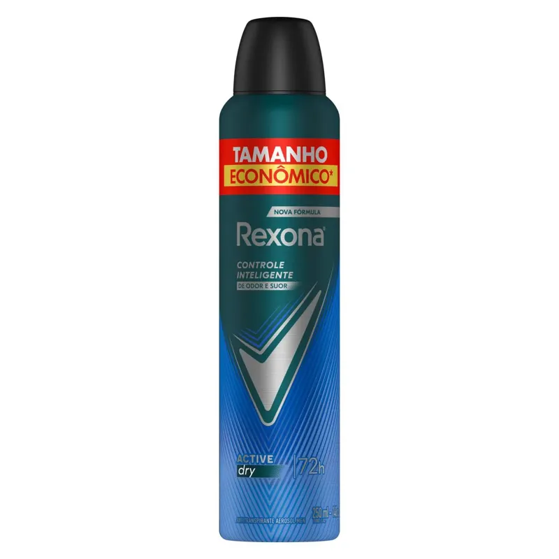 Desodorante Rexona Men Aerosol Active Dry 250ml