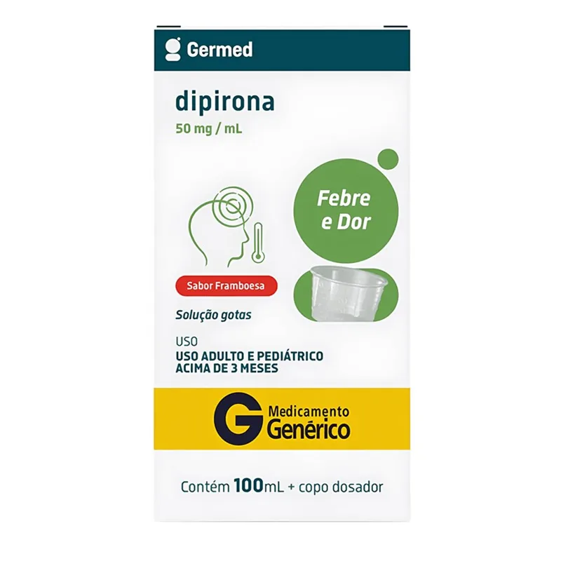 Dipirona Xarope 50mg/Ml 100ml Germed