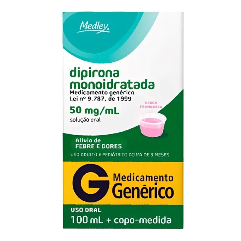 Dipirona Xarope 50mg/Ml 100ml Medley