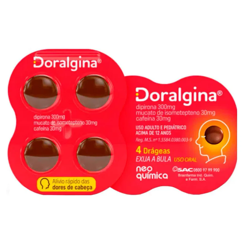 Doralgina 4 Comprimidos