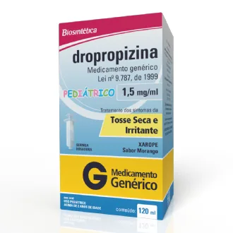 Dropropizina Infantil 1,5mg/Ml Xarope 120ml Ache