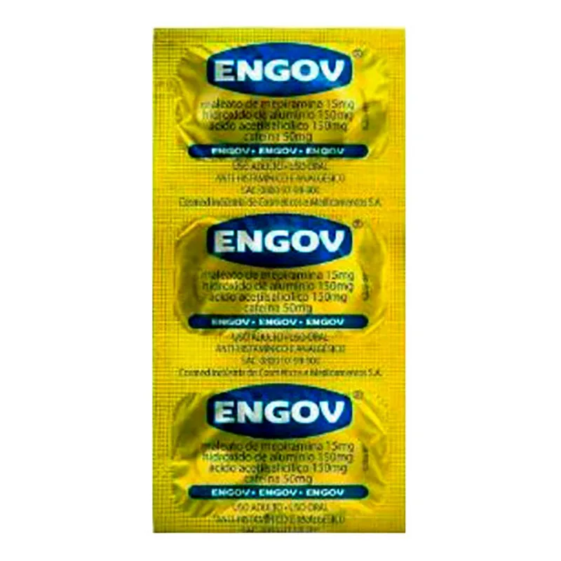Engov 6 Comprimidos