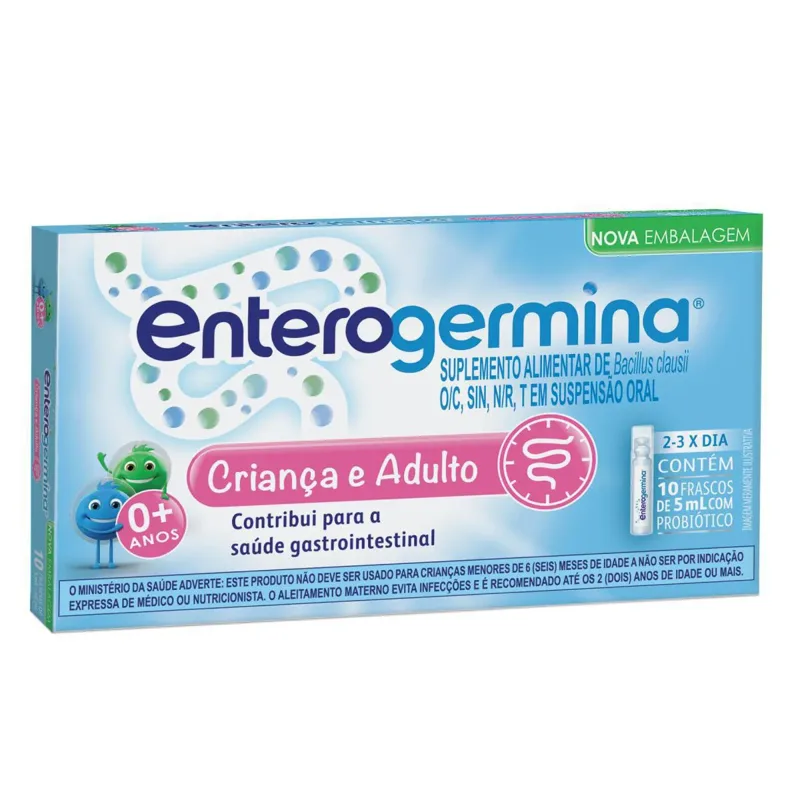 Enterogermina 10 Frascos 5ml
