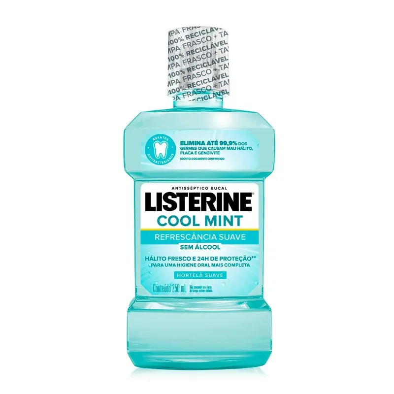 Enxaguante Bucal Listerene Cool Mint 250ml