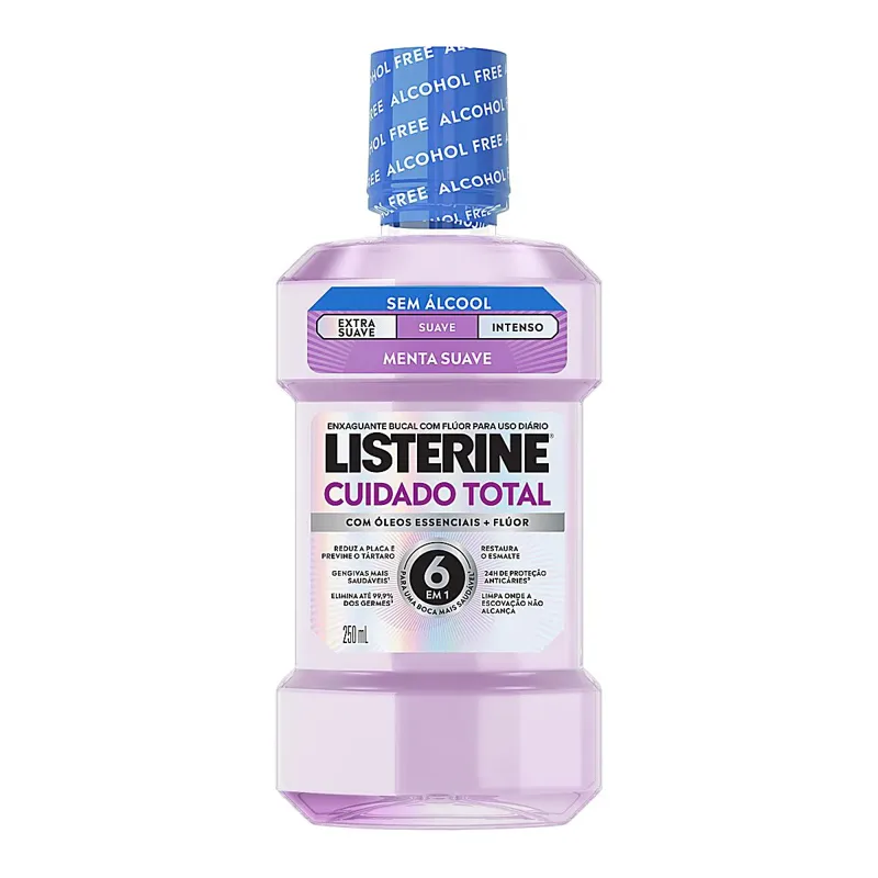 Enxaguante Bucal Listerine Zero Cuidado Total 250ml