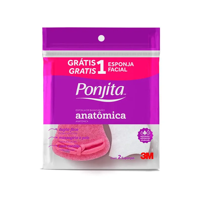 Esponja Para Banho Ponjita Anatomica