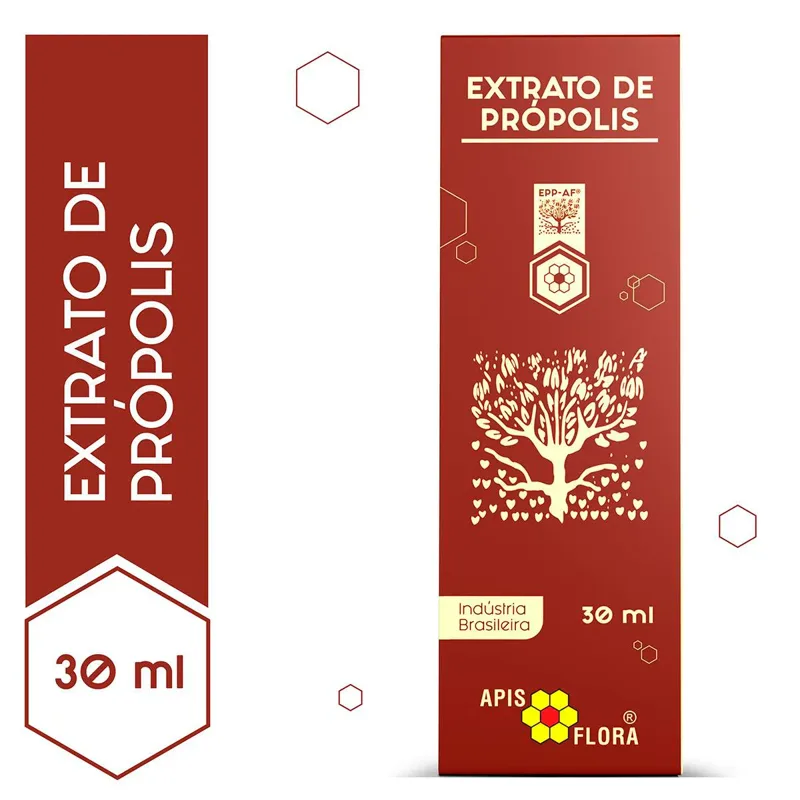 Extrato De Própolis Vermelho 30ml
