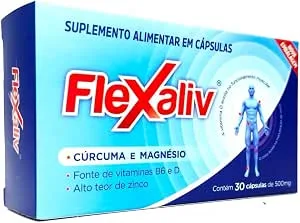 Flexaliv Magnesio Vit.B6+D+Zco+Curcuma 500mg 30 Capsulas