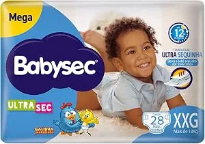 Fralda Babysec Galinha Pintadinha Mega Xxg 28 Unidades