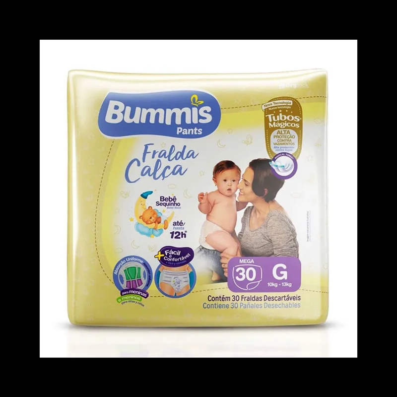 Fralda Bummis Pants Mega G 30 Unidades