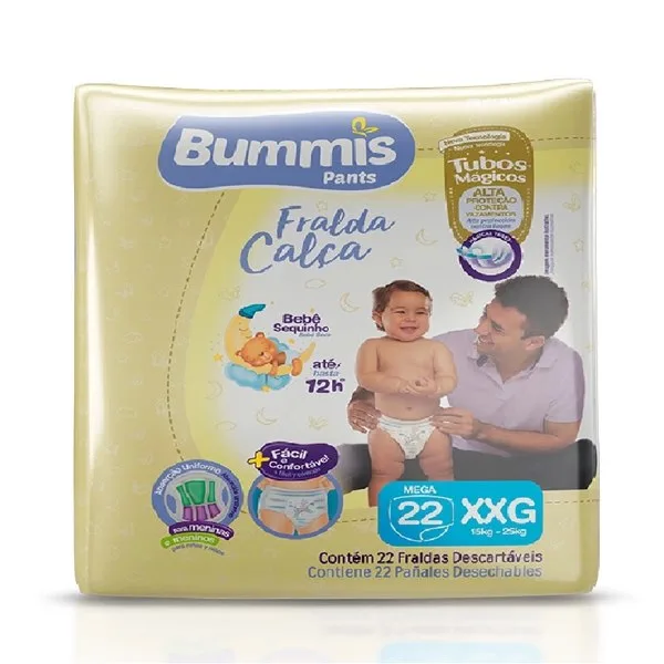 Fralda Bummis Pants Mega Xxg 22 Unidades