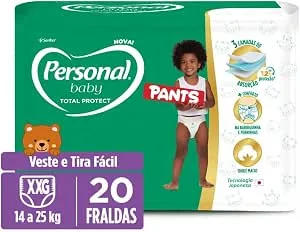 Fralda Personal Baby Total Protect Pants Jumbo Xxg 20 Unidades