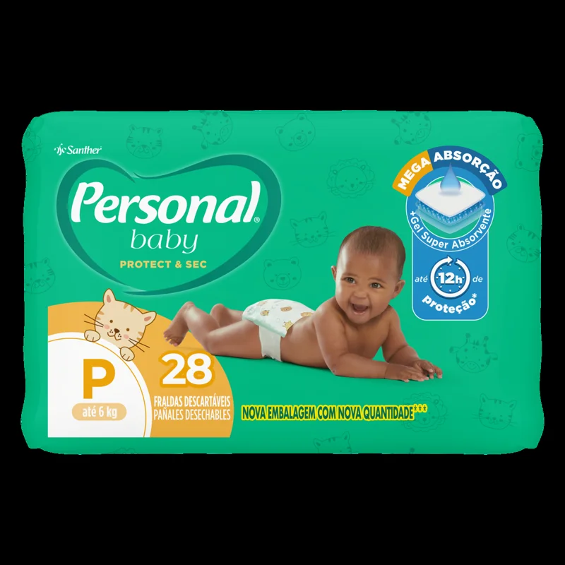 Fralda Personal Protect&Sec P 28 Unidades
