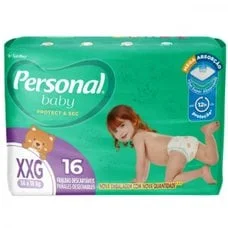 Fralda Personal Protect&Sec Xxg 16 Unidades