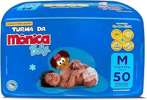 Fralda Turma Da Monica Mega M 50 Unidades