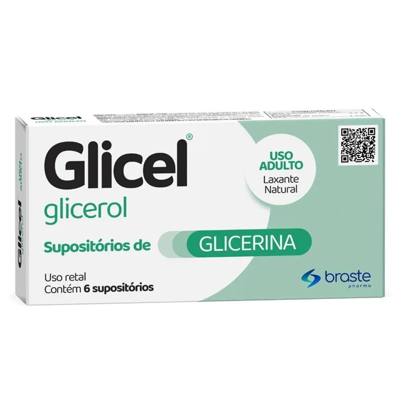Glicel Supositorio Adulto 6 Unidades