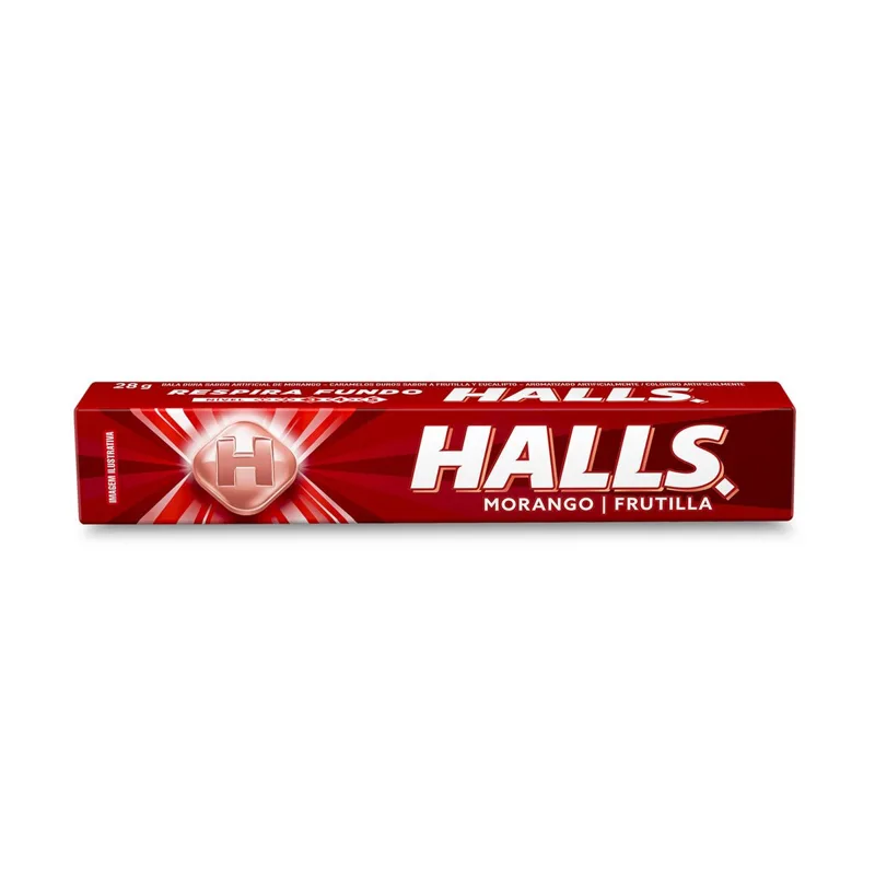 Halls Morango 28g