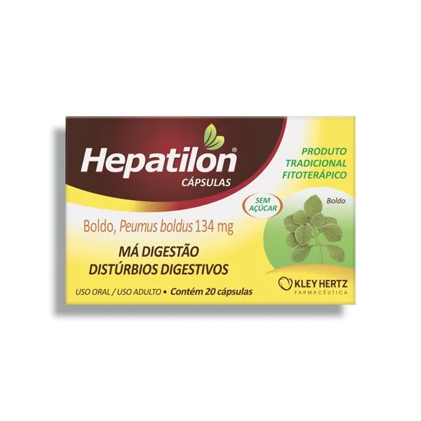 Hepatilon 20 Cápsulas