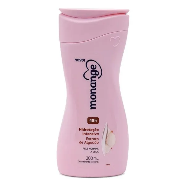 Hidratante Corporal Monange Extrato De Algodao 200ml