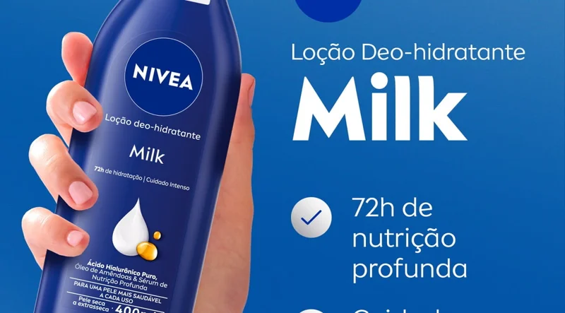 Hidratante Nivea Milk 400ml