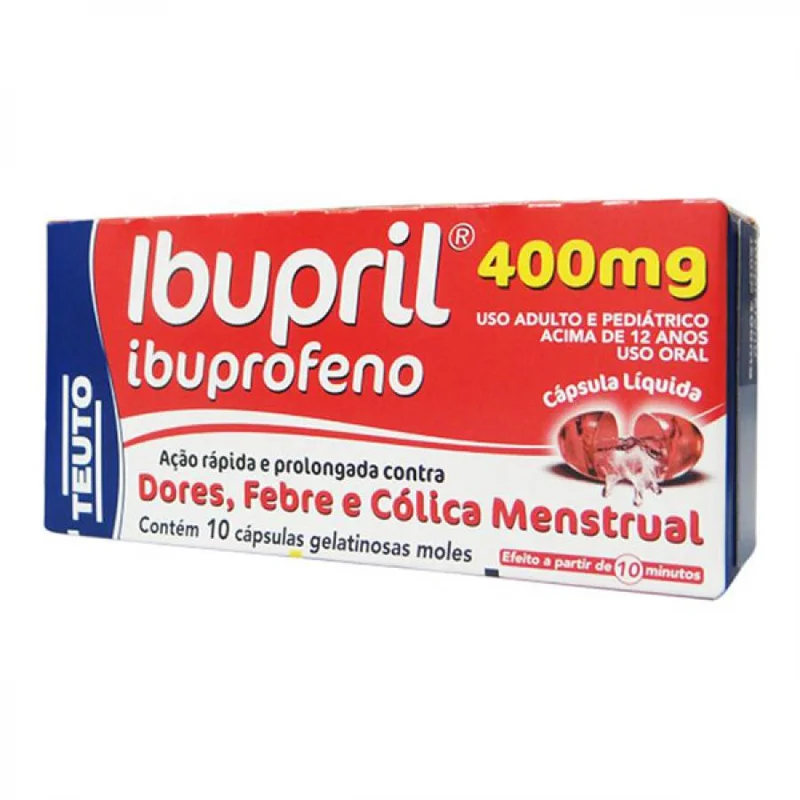 Ibupril 400mg 10 Capsulas Gelatinosas